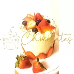 Egg-Free Vanilla Strawberry Cake