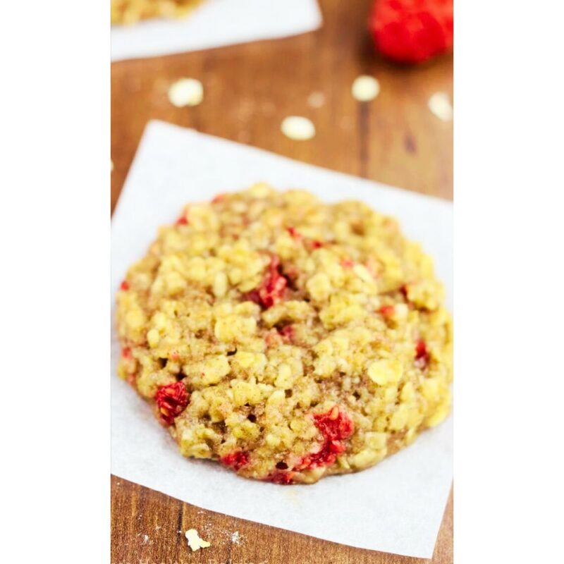 Gluten-Free Lemon Raspberry Oat Cookies